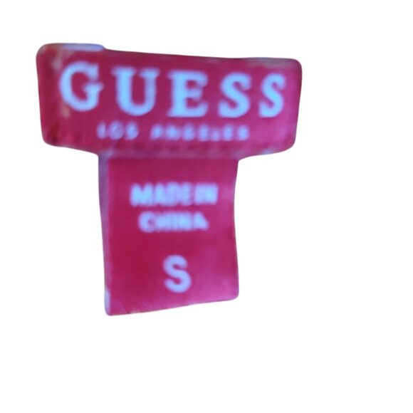 Guess Womens S Mustard Knit Sweater With Lace-Up Sleeves V-Neck Stylish Fall War - Picture 5 of 6